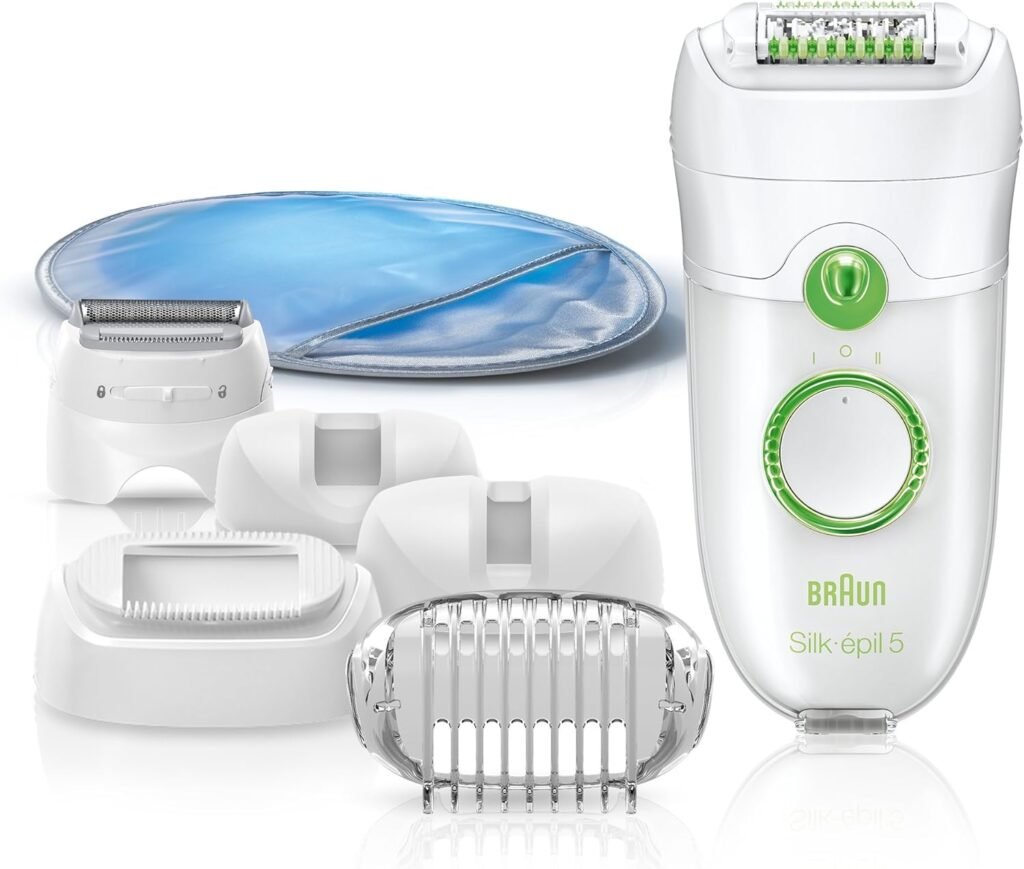Épilateur Braun Silk-Epil 5 SE5780 avec Système de Confort et Cinq Accessoires Lavables - Avis et Prix en France