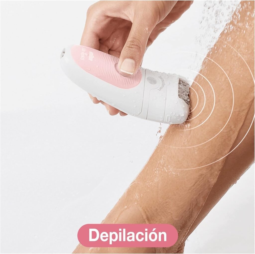 Kit de beauté Braun Silk-épil 5 pour femmes débutantes, 6-en-1 sans fil, humide et sec, rasoir, nettoyage et exfoliation, visage et corps, 5-895.