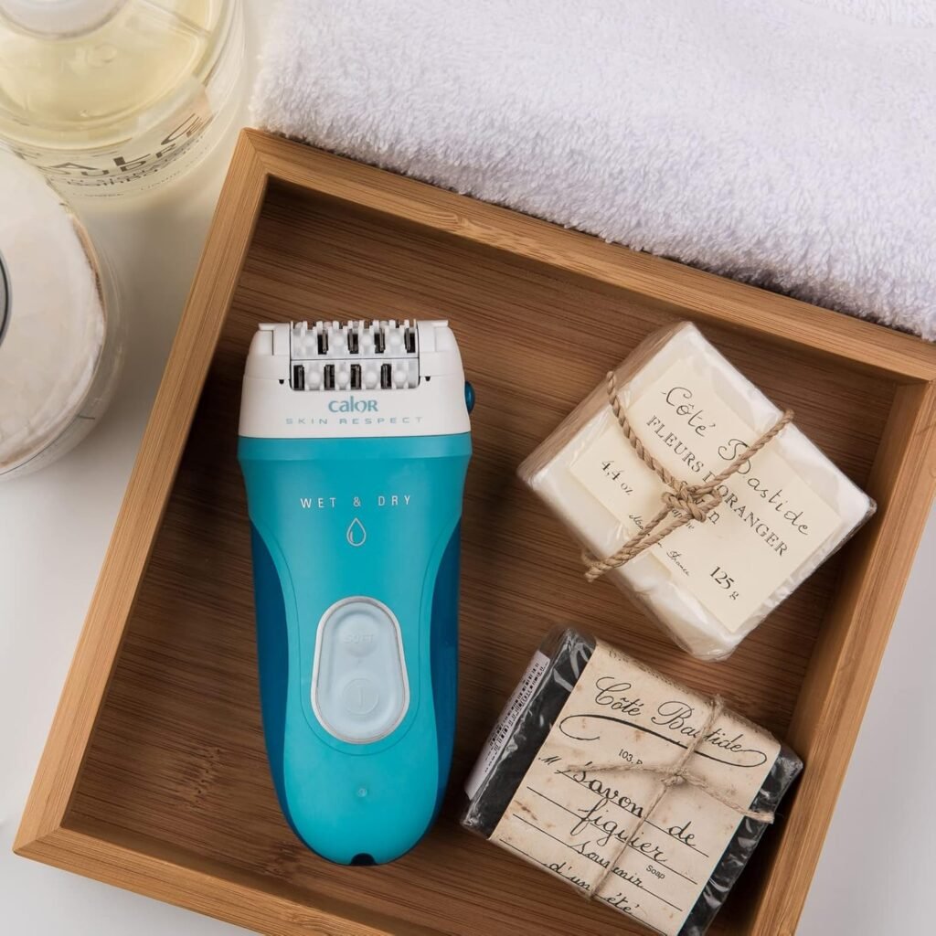Épilateur Skin Respect EP8030C0 - Technologie d'épilation perfectionnée Wet&Dry - Fabriqué en France