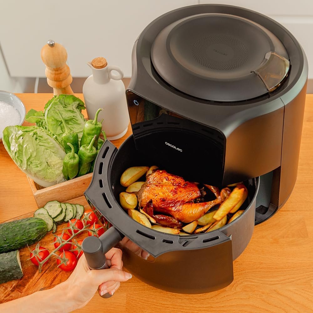 Friteuse à Air sans Huile de 5,5L Cecotec Cecofry Rain Air Fryer