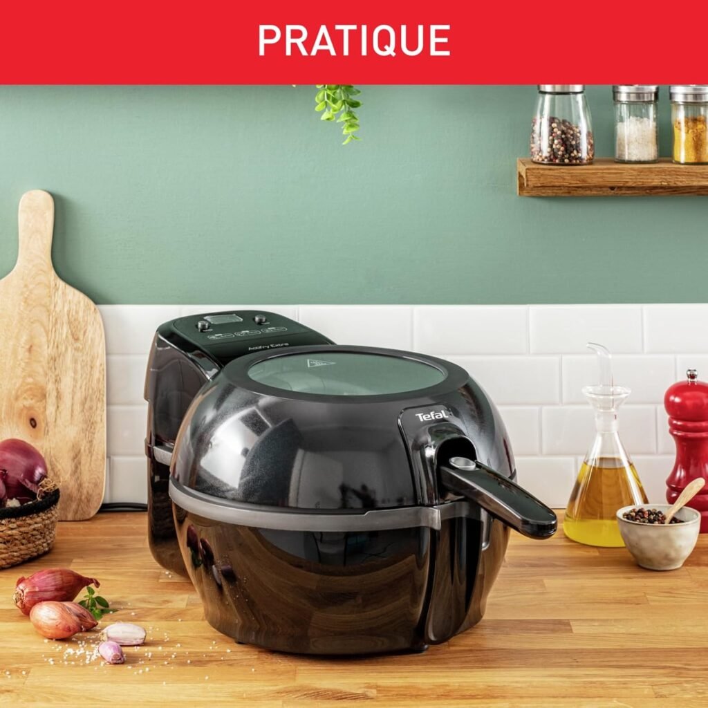 Tefal Actifry Extra Friteuse sans huile, 1,2 kg de frites, Sans odeur, Régulation automatique de la température, Pale de brassage, Couvercle en verre, air fryer FZ722815 - Image du produit innovant pour une cuisine saine et délicieuse.