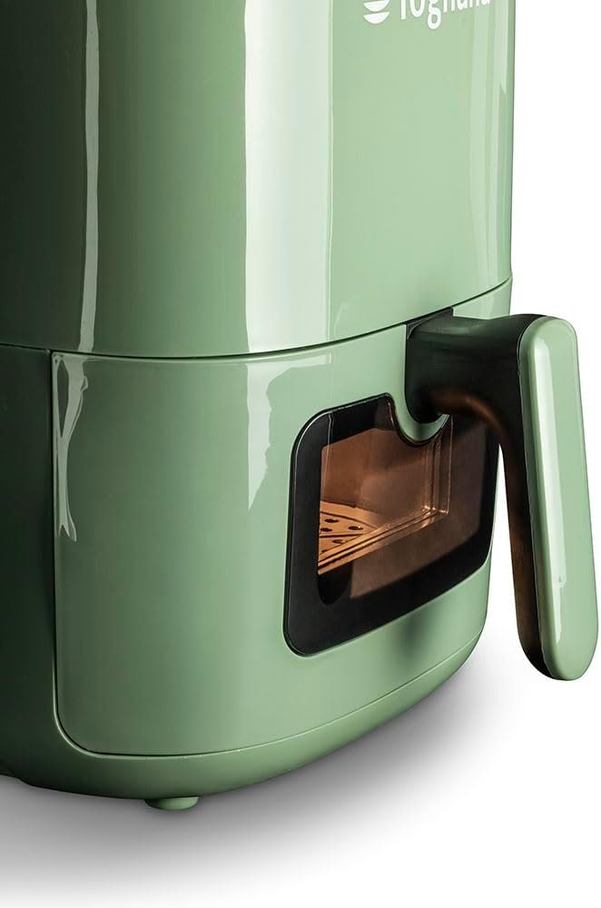 Friteuse à air Tognana Iridea 5L Plastique-Acier, Vert - Cuisine saine et savoureuse